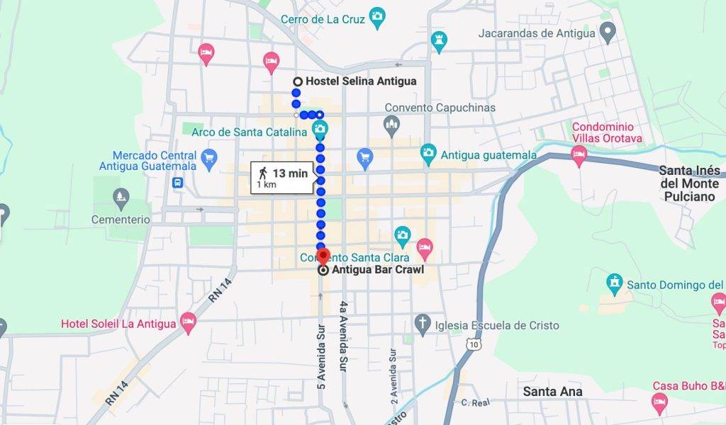 Selina Antigua Location